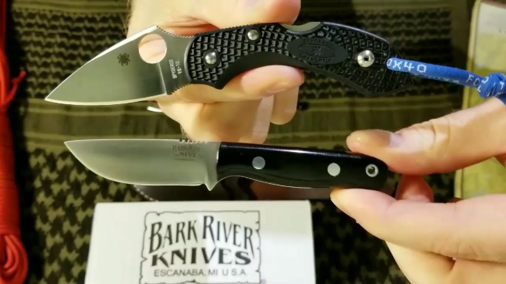 bark river knife size compare